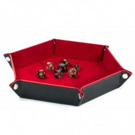 Velvet Leather Dice Tray...