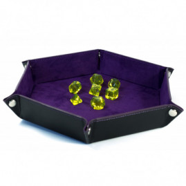 Velvet Leather Dice Tray...