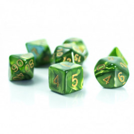 RPG Dice Green Vine Set of...