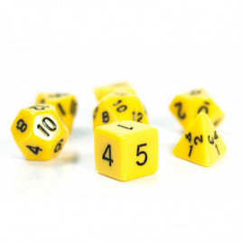 RPG Dice Yellow Set 7 Dice...