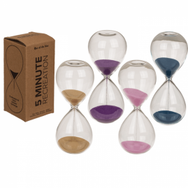 Glass Hourglass 5 Minutes...