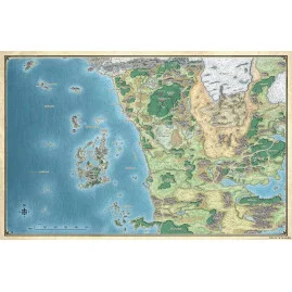 RPG Material Mat Map Faerûn...