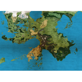 RPG Fabric Mat Toril Map