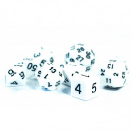 RPG Dice White Set 10 Dice...