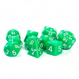 RPG Dice Green Set 10 Dice...