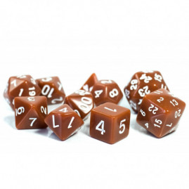 RPG Dice Brown Set 10 Dice...