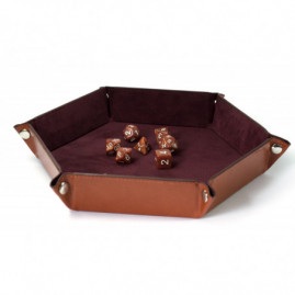 Velvet Leather Dice Tray...