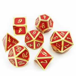 RPG Dice Gold In Blood Set...