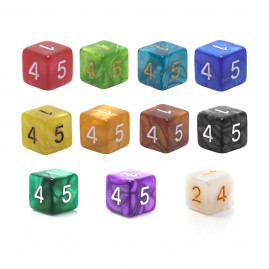Pearl Mix Set of 10 Dice...