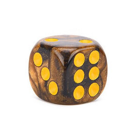 Die D6 1.1 cm RPG Tiger Eye...
