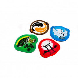 Set of 4 Coasters - Oriental