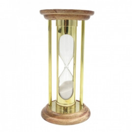 Hourglass Brass Wooden 5...