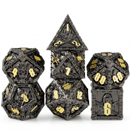 RPG Dice Black Death Set of...