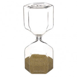 Glass Hexagonal Hourglass 2...