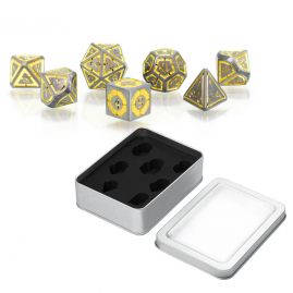 Set of 7 Metal RPG Dice +...