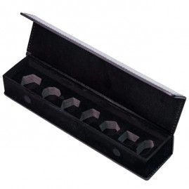 Black Leather Case Box for...