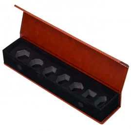 Brown Leather Case Box for...