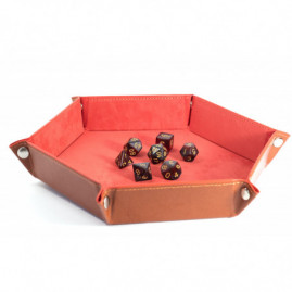 Velvet Leather Dice Tray...