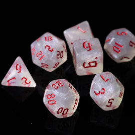 RPG Dice Dark Red Set of 7...