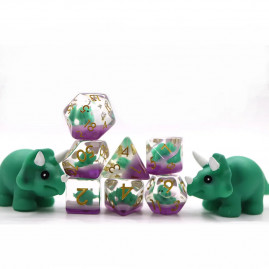 RPG Dice Triceratops Set of...