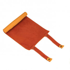 Leather Orange Scroll Dice...
