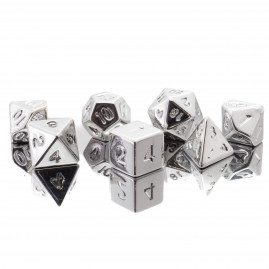 RPG Dice Silver Teeth Set...