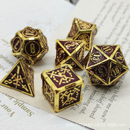 RPG Dice Golden And Modest...