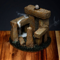 Incense burner with return...