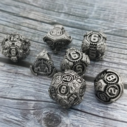 RPG Dice Cyborg Set 7 Metal...