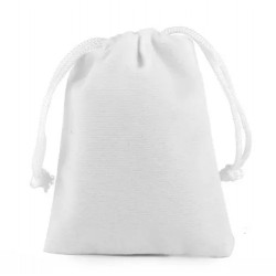 White Fabric Bag For Dice...