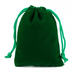 Green Fabric Pouch For Dice...