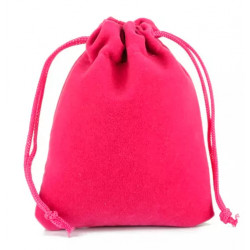 Pink Fabric Bag For Dice...