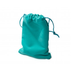 Light Blue Fabric Pouch For...