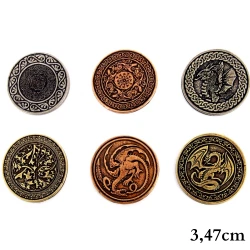 Dragon Metal Coins (3.47 cm)