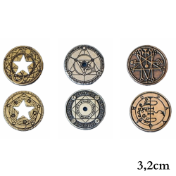 Magic Metal Coins (3.2 cm)