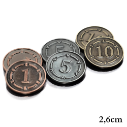 Universal Metal Coins (2.6 cm)