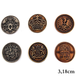 Imperial Metal Coins (3.18 cm)