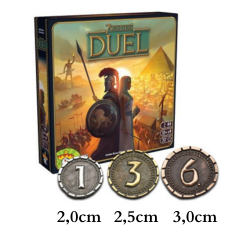 31 Metal Coins for the Game...