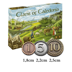70 Metal Game Coins Clans...