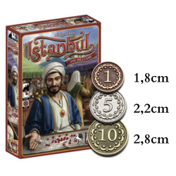 36 Metal Coins for the Game...