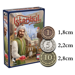 57 Metal Coins for the Game...