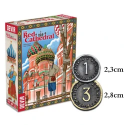 40 Metal Coins for Game Red...