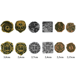 Cosmic Metal Coins...
