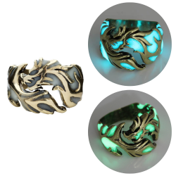 Glowing Golden Ring Soul...