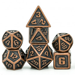 RPG Dice Cute Copper Set of...