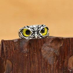 Silver Ring Owl Whispers...