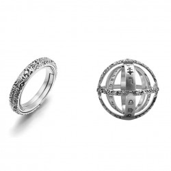 Silver Ring Movable Ring...
