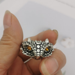 Silver Ring Dragon's Gaze...