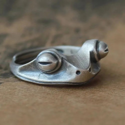 Silver Ring Ring Frog RPG LARP