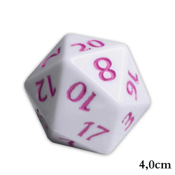 RPG Die White-Purple Giant...